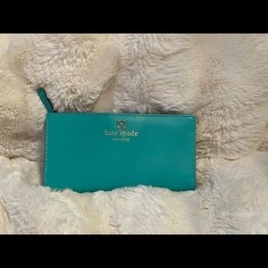 Kate Spade blue/teal wallet, great condition.